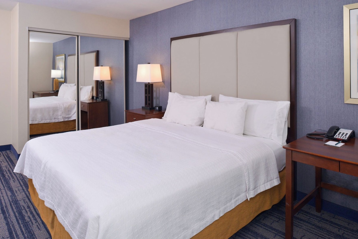 1 habitación y ropa de cama de alta calidad