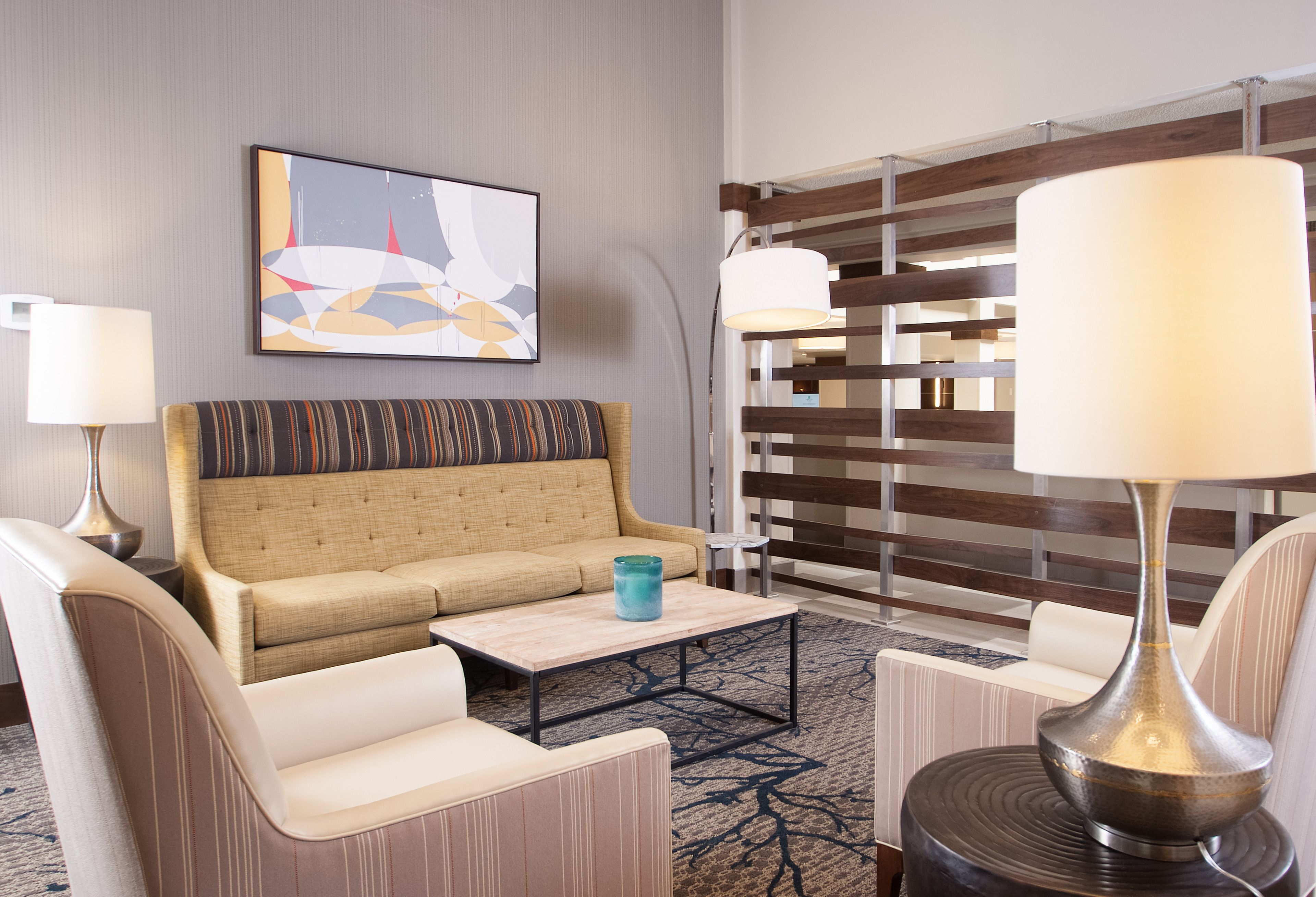 Sala de estar en el lobby