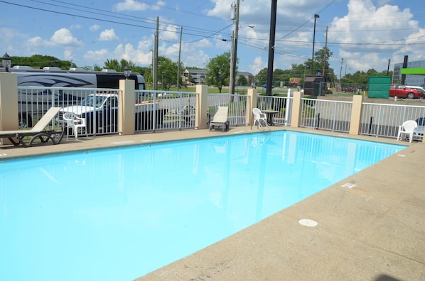 Seasonal outdoor pool