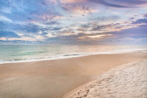 Private beach