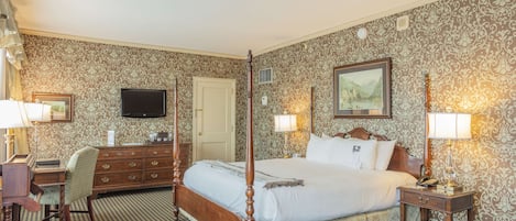 Habitació de luxe, 1 llit de matrimoni gran, no fumadors | Llençols de cotó egipci, roba de llit d'alta qualitat i cobrellits