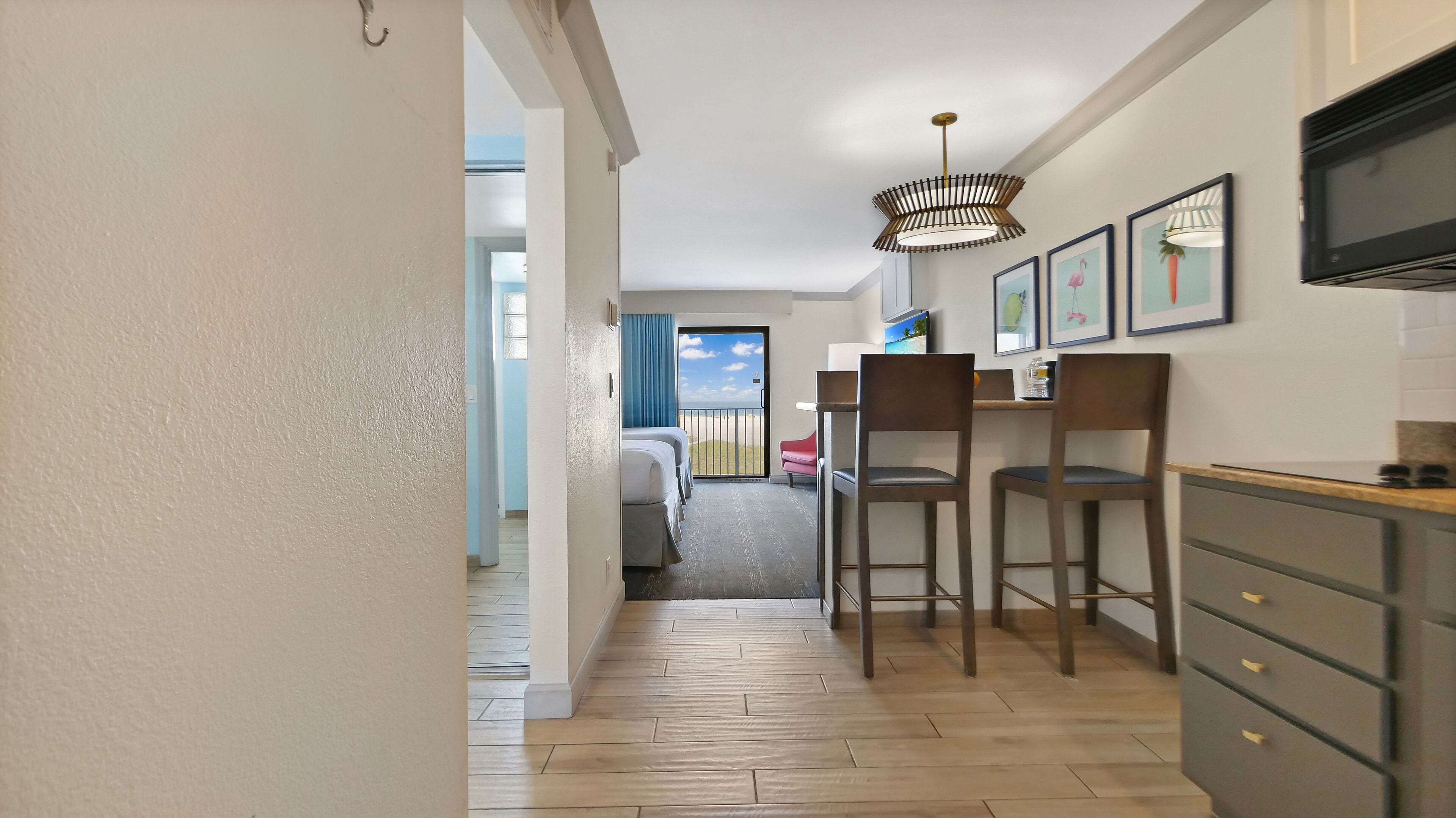 Premium Room, 2 Queen Beds, Kitchen, Beach View (Gulf Front) | Private kitchen | Microwave, coffee/tea maker, toaster