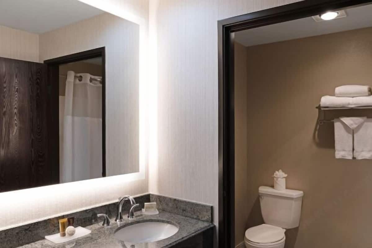 Ducha y bañera combinadas y artículos de higiene personal gratuitos