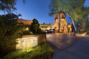 Front of property - evening/night