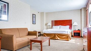 Habitació executiva, 1 llit de matrimoni gran, no fumadors | Escriptori, planxa i posts de planxar, wifi gratuïta i roba de llit