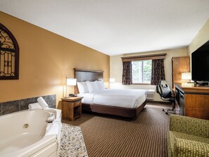 1 King Bed with Whirlpool