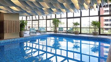 Indoor pool, outdoor pool