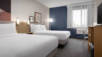 Room, 2 Queen Beds | Premium bedding, pillow-top beds, individually furnished, desk