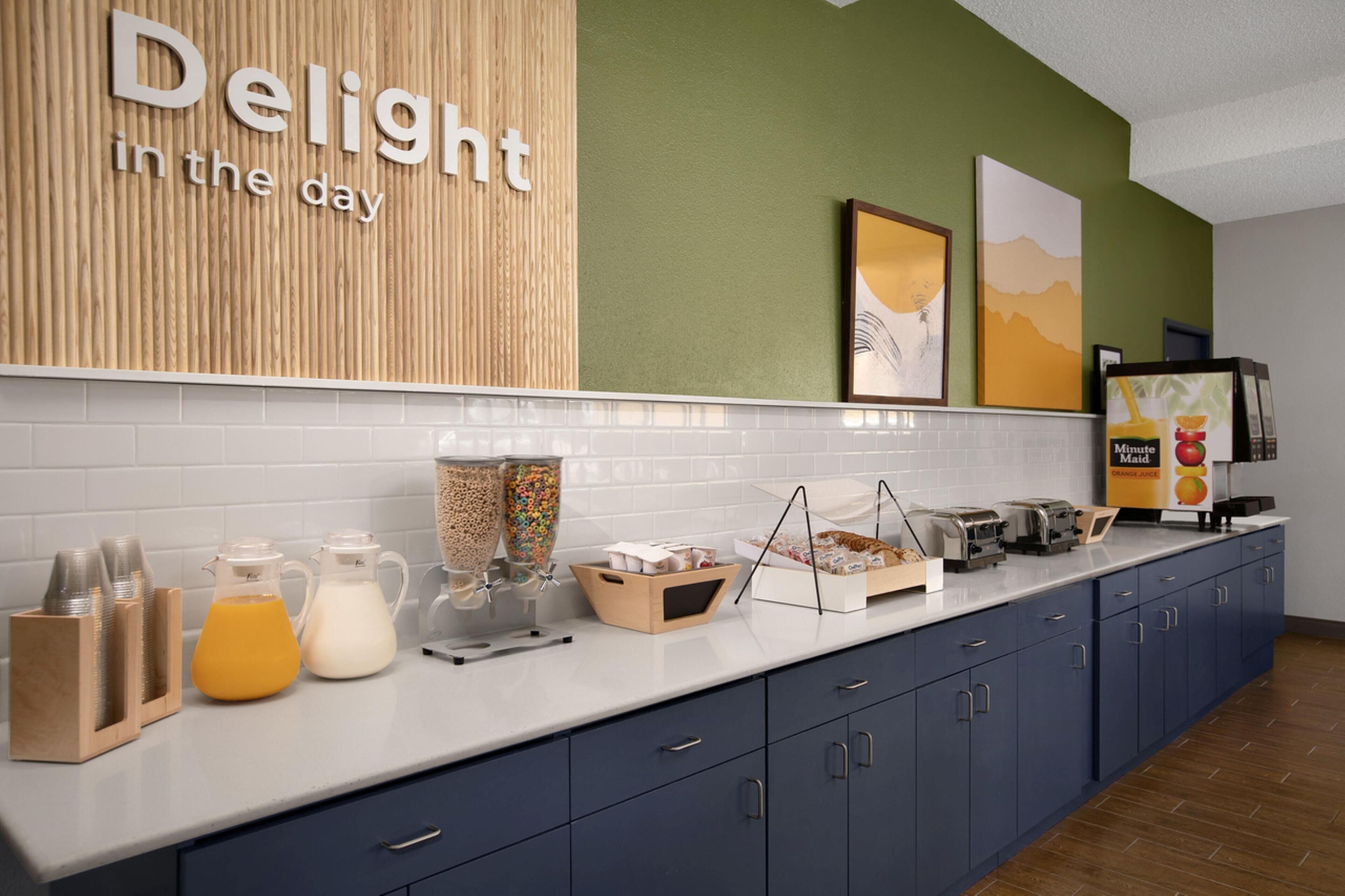 Café da manhã continental grátis todos os dias