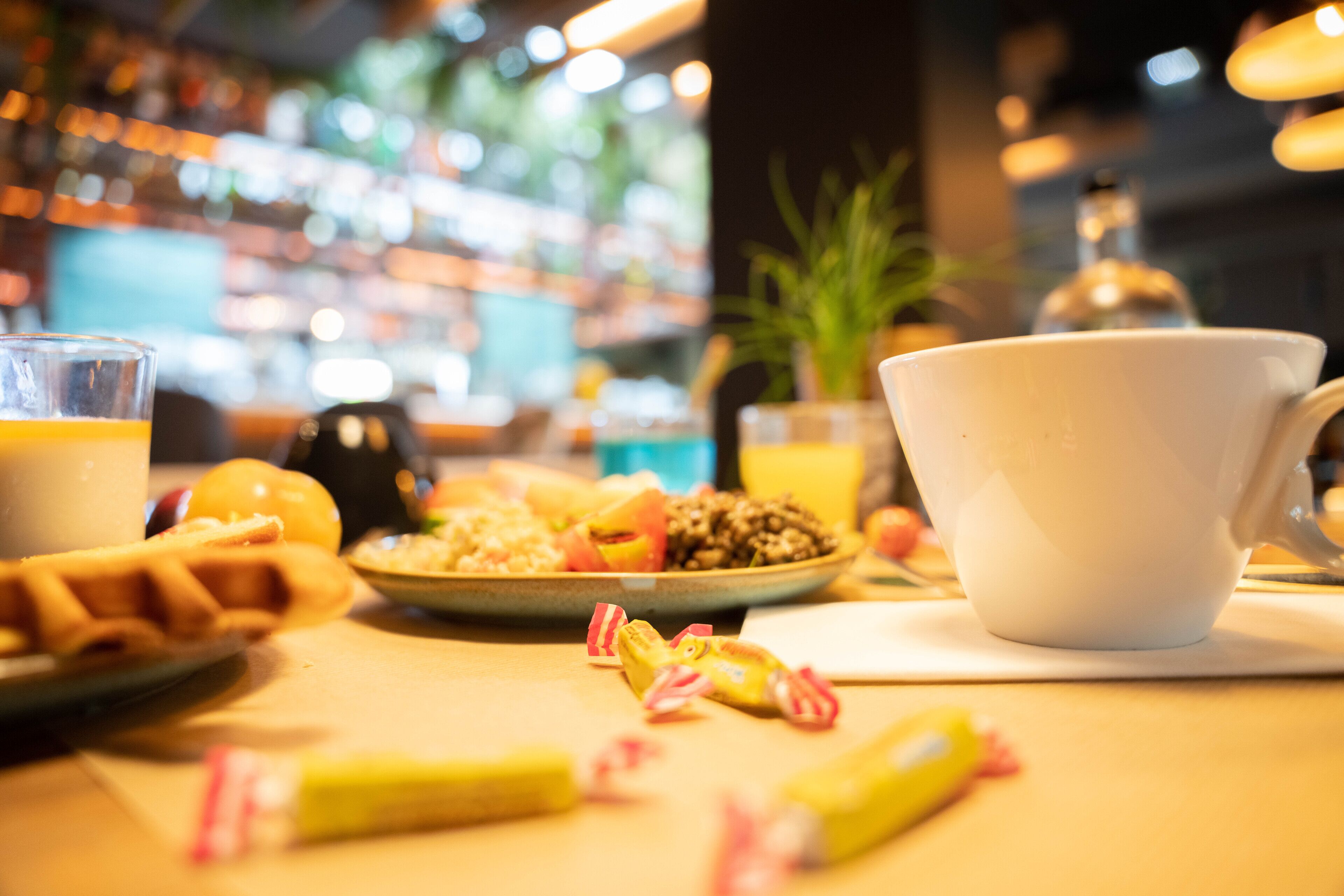 daily buffet breakfast (eur 21.00 per person)
