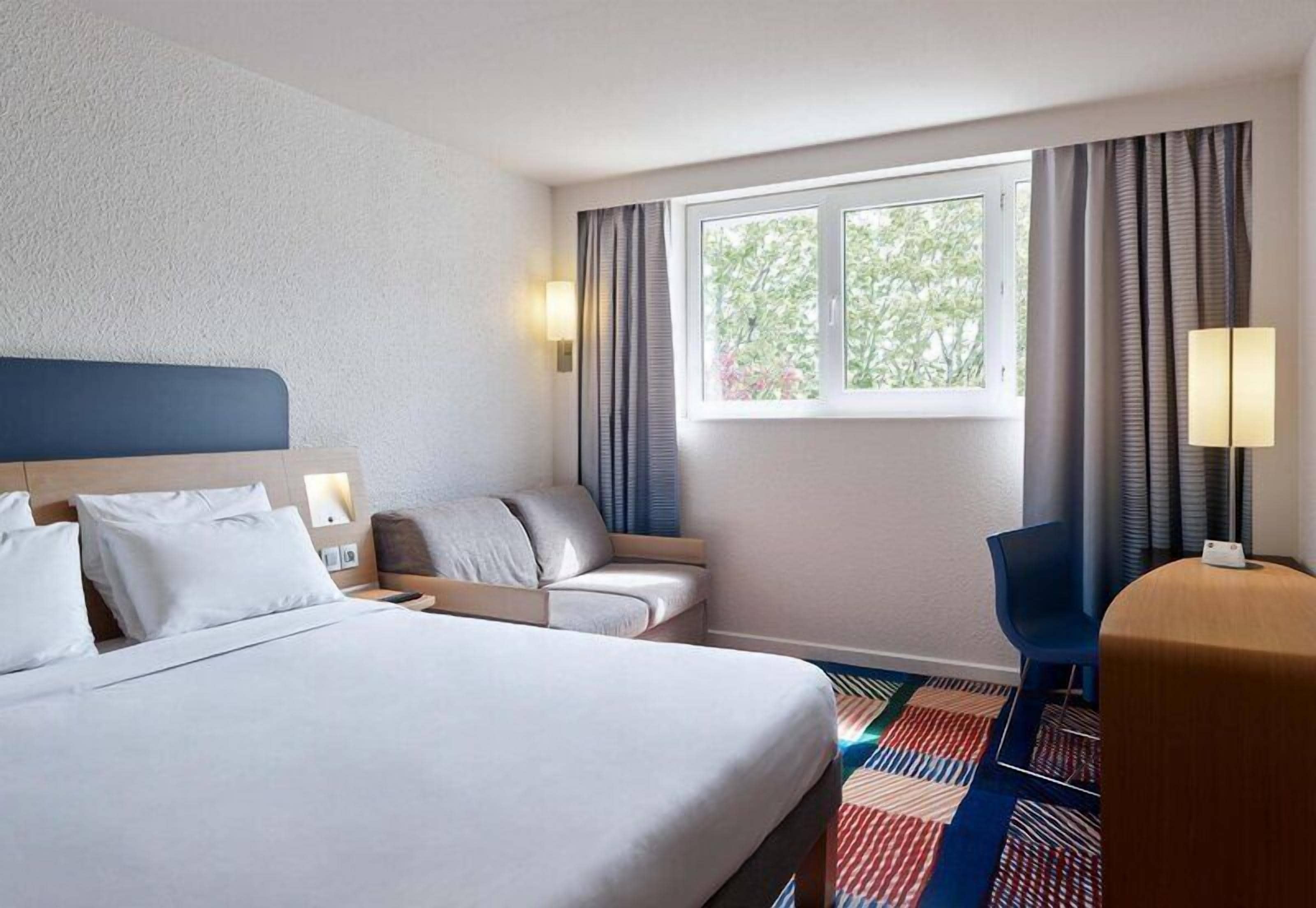 In-room safe, desk, blackout curtains, soundproofing