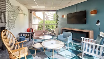 Sala de estar en el lobby