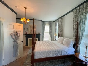 1 bedroom, premium bedding, blackout curtains, soundproofing