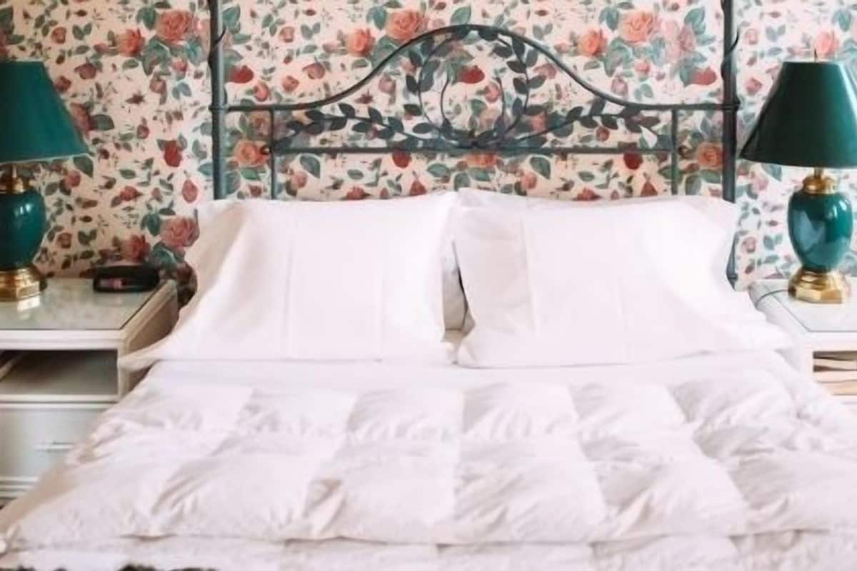 Suite, 1 Queen-Bett, Kamin | Hochwertige Bettwaren, Schreibtisch, Bügeleisen/Bügelbrett