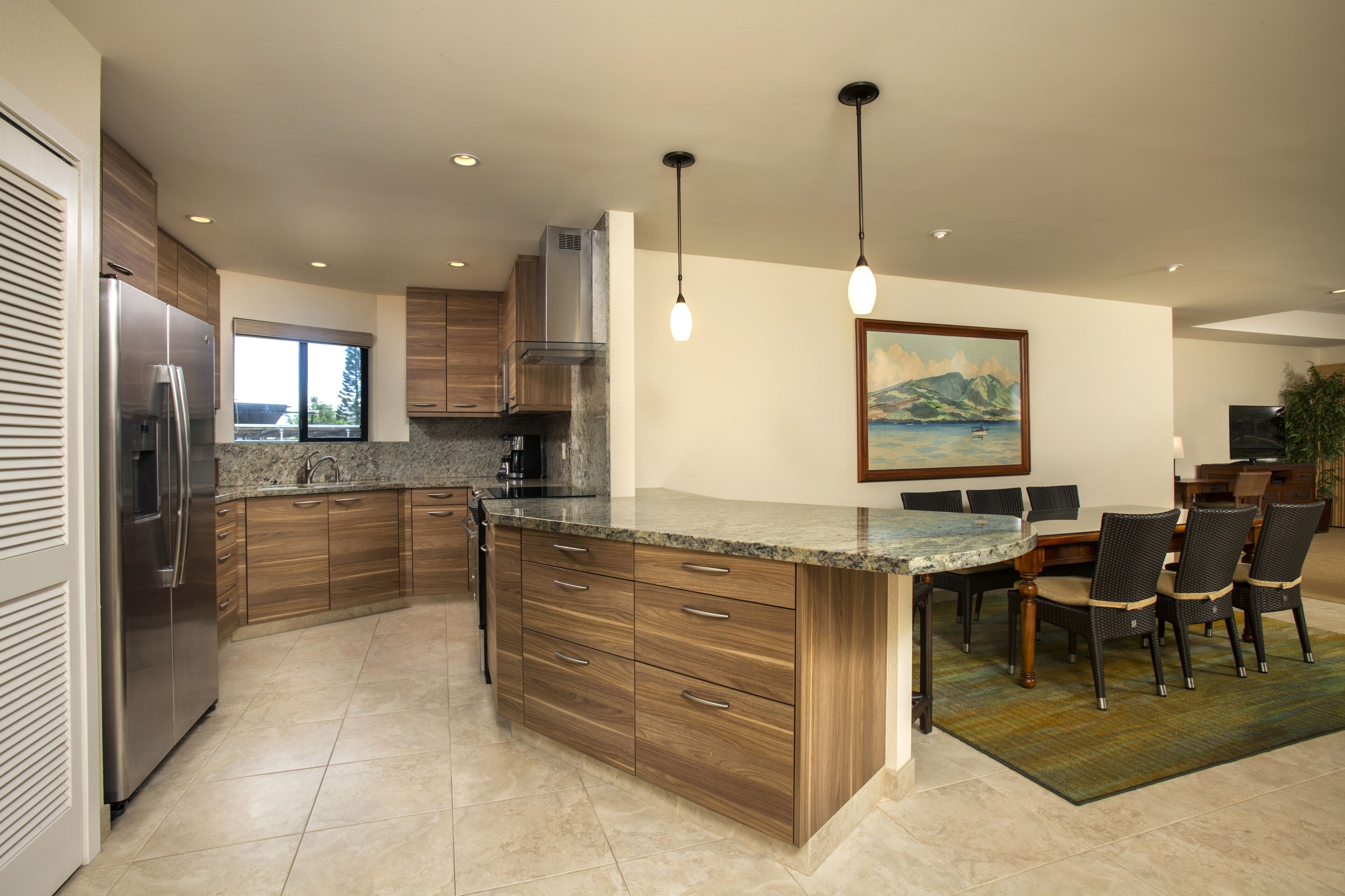 suite, garden view (ohana suite) | private kitchen | fridge, coffee/tea maker, high chair