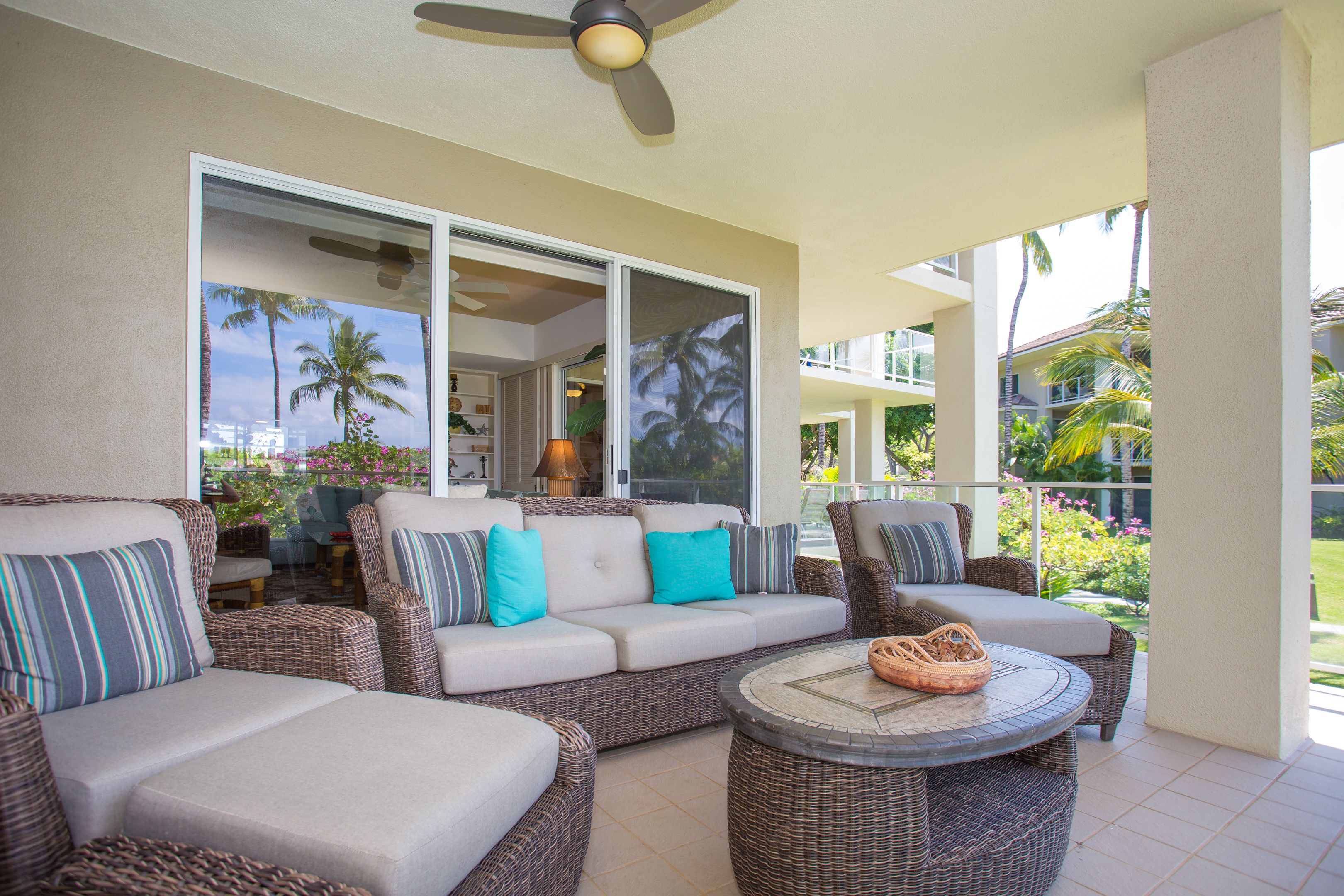 Deluxe Condo, 2 Bedrooms, Garden View | Terrace/patio