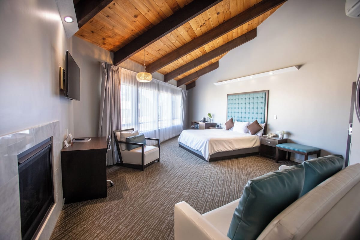 Deluxe Room, 1 King Bed with Sofa bed, Fireplace | Desk, iron/ironing board, cribs (surcharge), WiFi (free)
