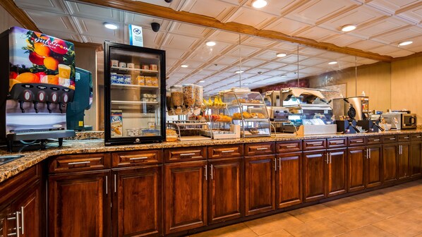 Free daily full breakfast