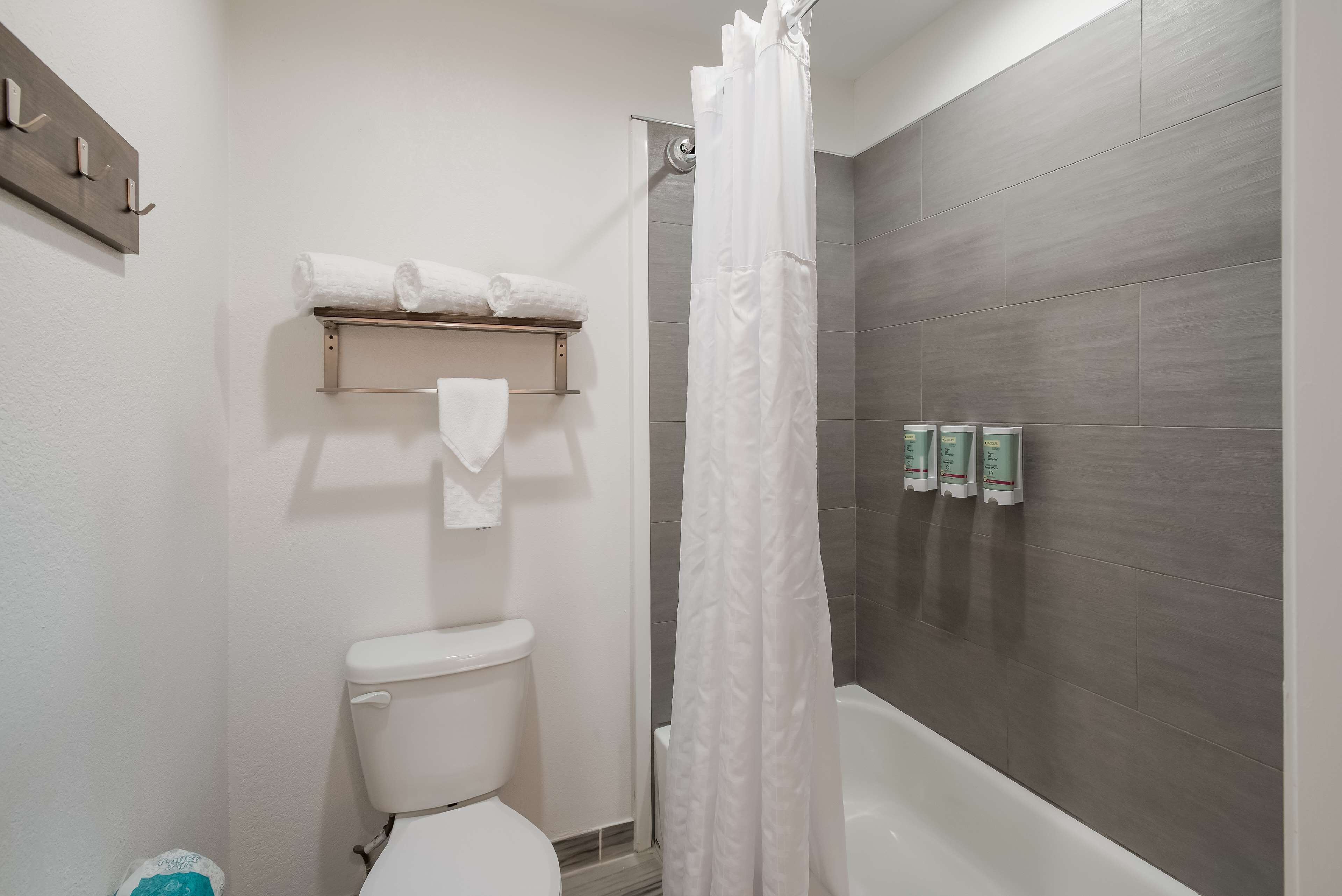 suite, 1 king bed, non smoking, kitchenette (with sofabed) | bathroom | combined shower/bathtub, free toiletries, hair dryer, towels