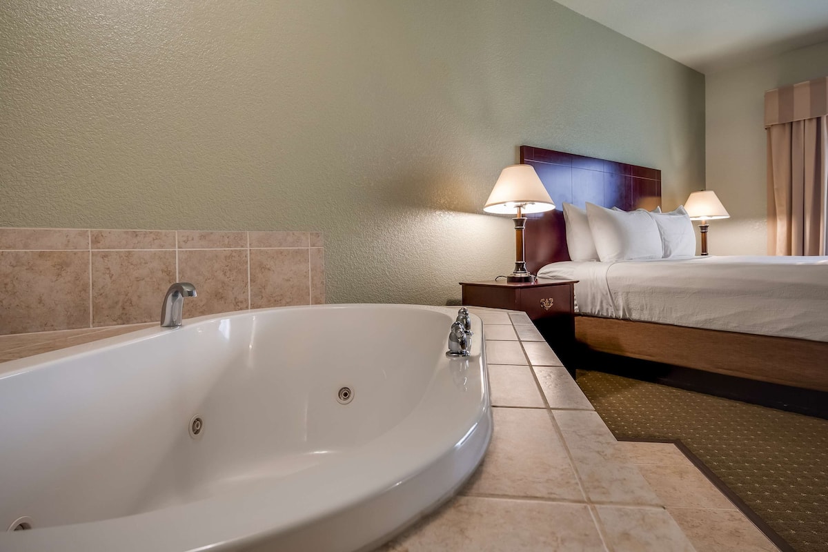 desk, blackout curtains, soundproofing, iron/ironing board