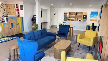 Sala de estar en el lobby
