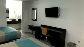 Desk, iron/ironing board, free WiFi, bed sheets