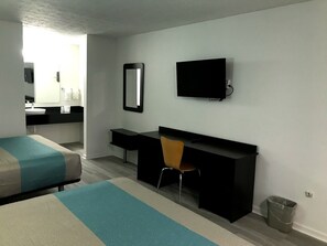 Desk, iron/ironing board, free WiFi, bed sheets