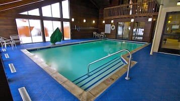 Indoor pool, seasonal outdoor pool
