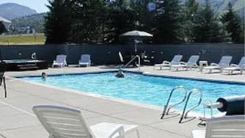 Indoor pool, seasonal outdoor pool