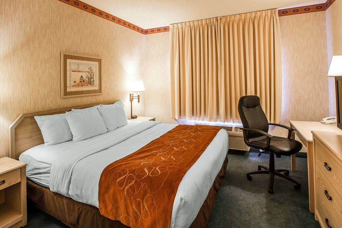 Premium bedding, pillow-top beds, in-room safe, desk