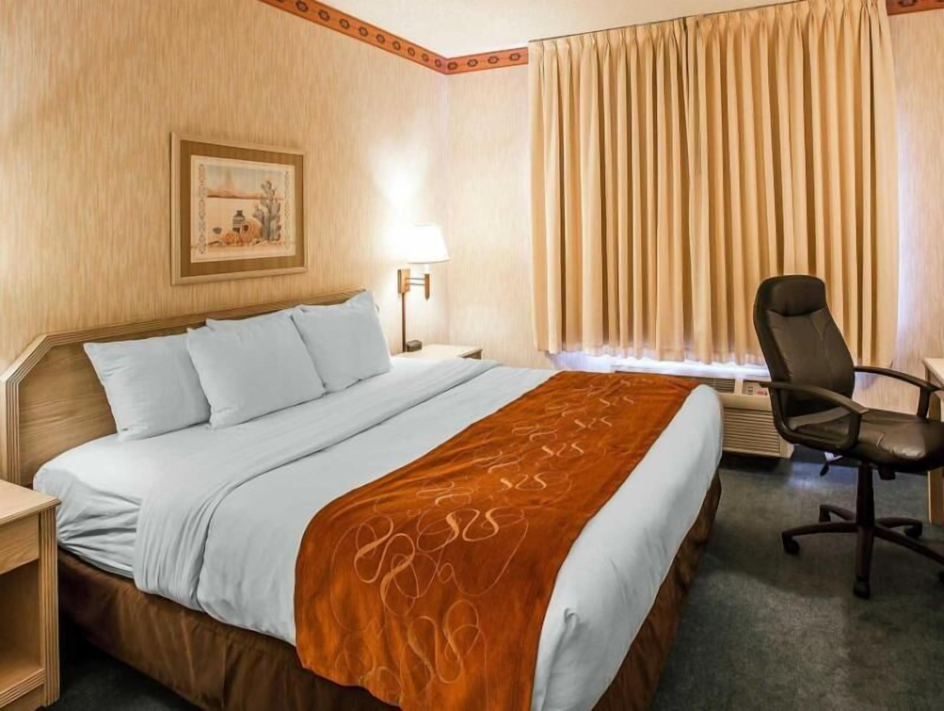 Premium bedding, pillow-top beds, in-room safe, desk