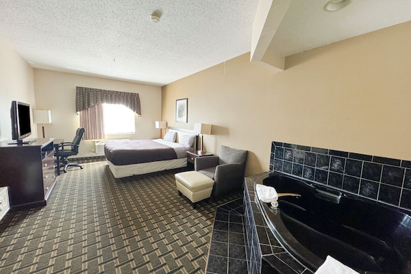 In-room safe, desk, iron/ironing board, WiFi (free)