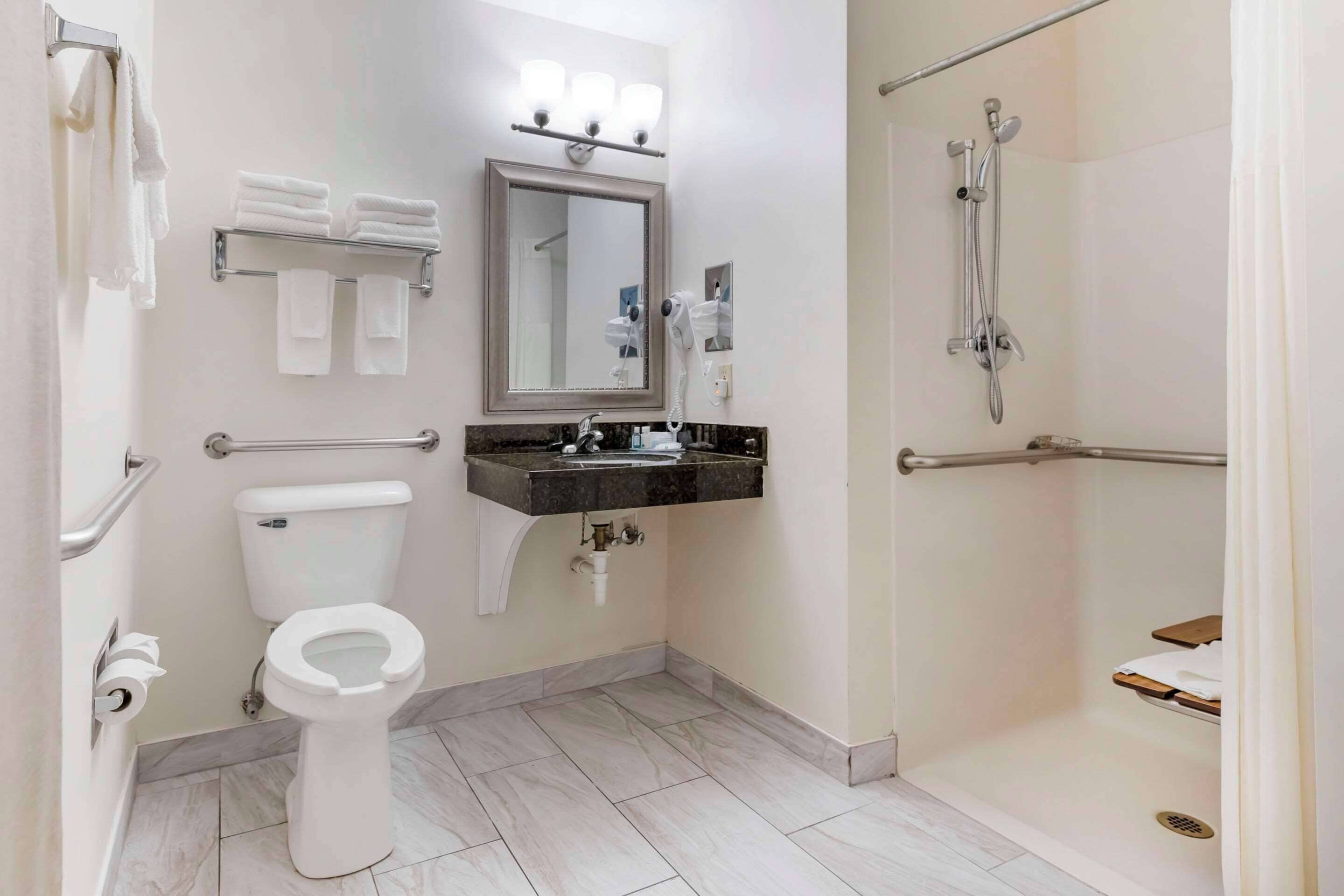 room, 2 queen beds, accessible, non smoking | iron/ironing board, free wifi, bed sheets, alarm clocks