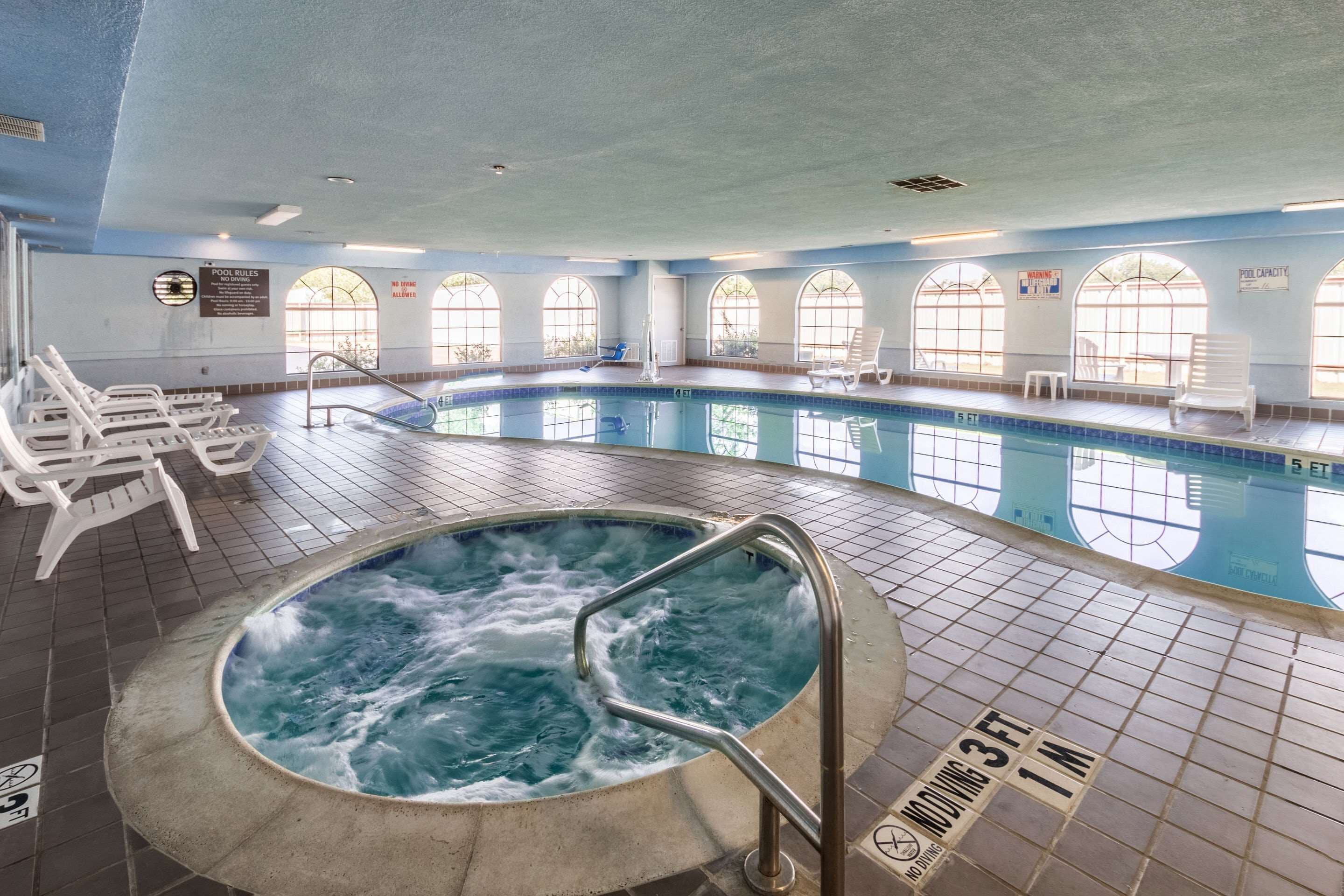 Una piscina techada