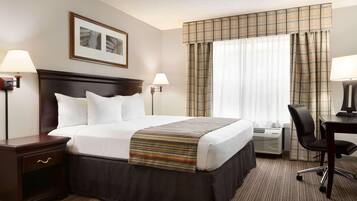 Premium bedding, individually decorated, individually furnished, desk