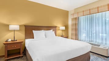 Seprai antialergi, busa memori, meja kerja, dan tirai kedap cahaya