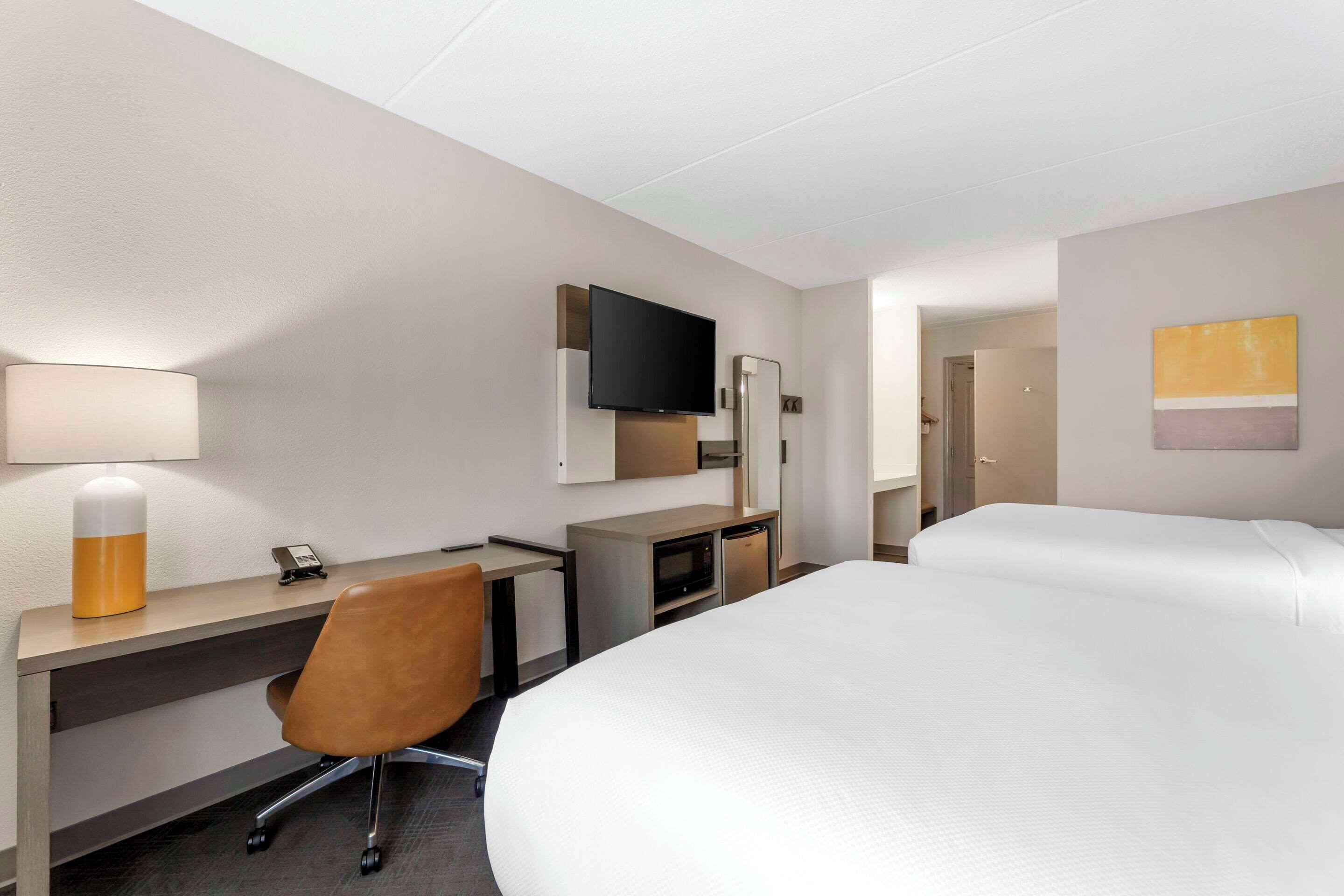 room, 2 queen beds, non smoking | premium bedding, desk, blackout curtains, iron/ironing board