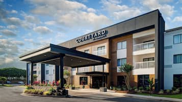 Blick von der Unterkunft