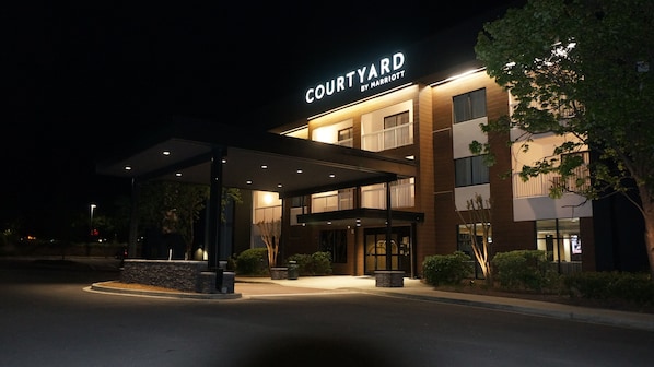 Front of property - evening/night