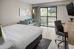 In-room safe, desk, laptop workspace, iron/ironing board