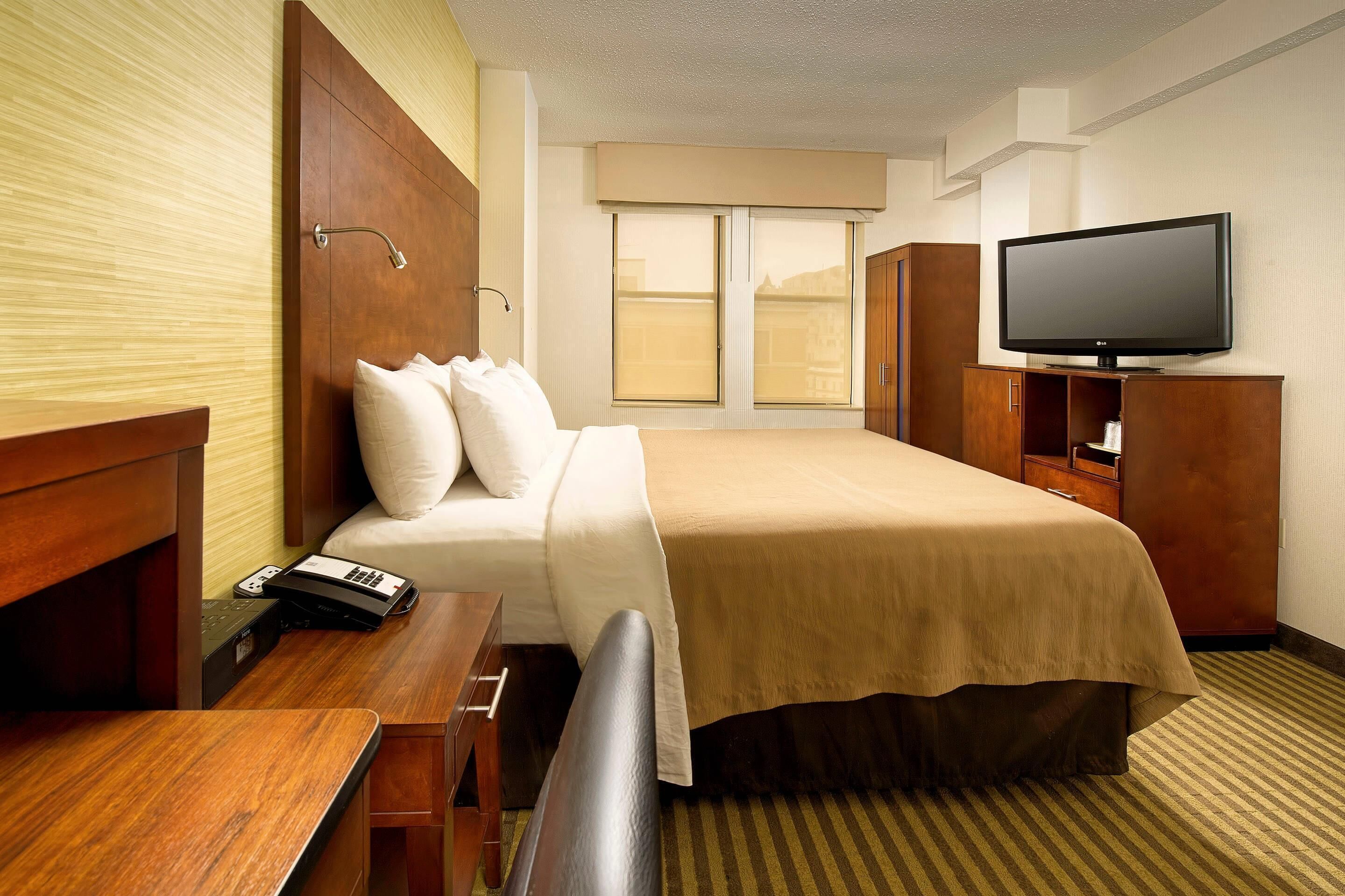 In-room safe, desk, blackout drapes, iron/ironing board