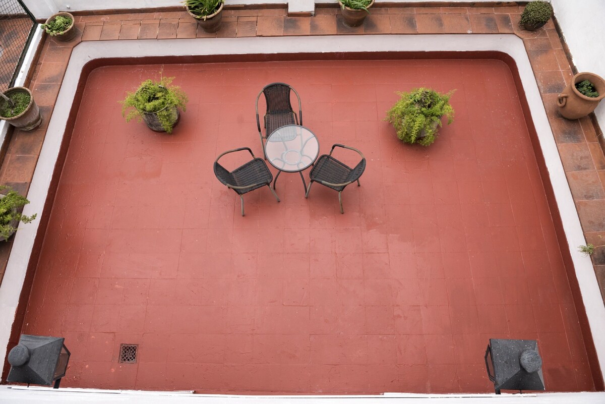 Suite sénior, 1 cama doble | Terraza o patio