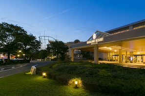 Front of property – evening/night