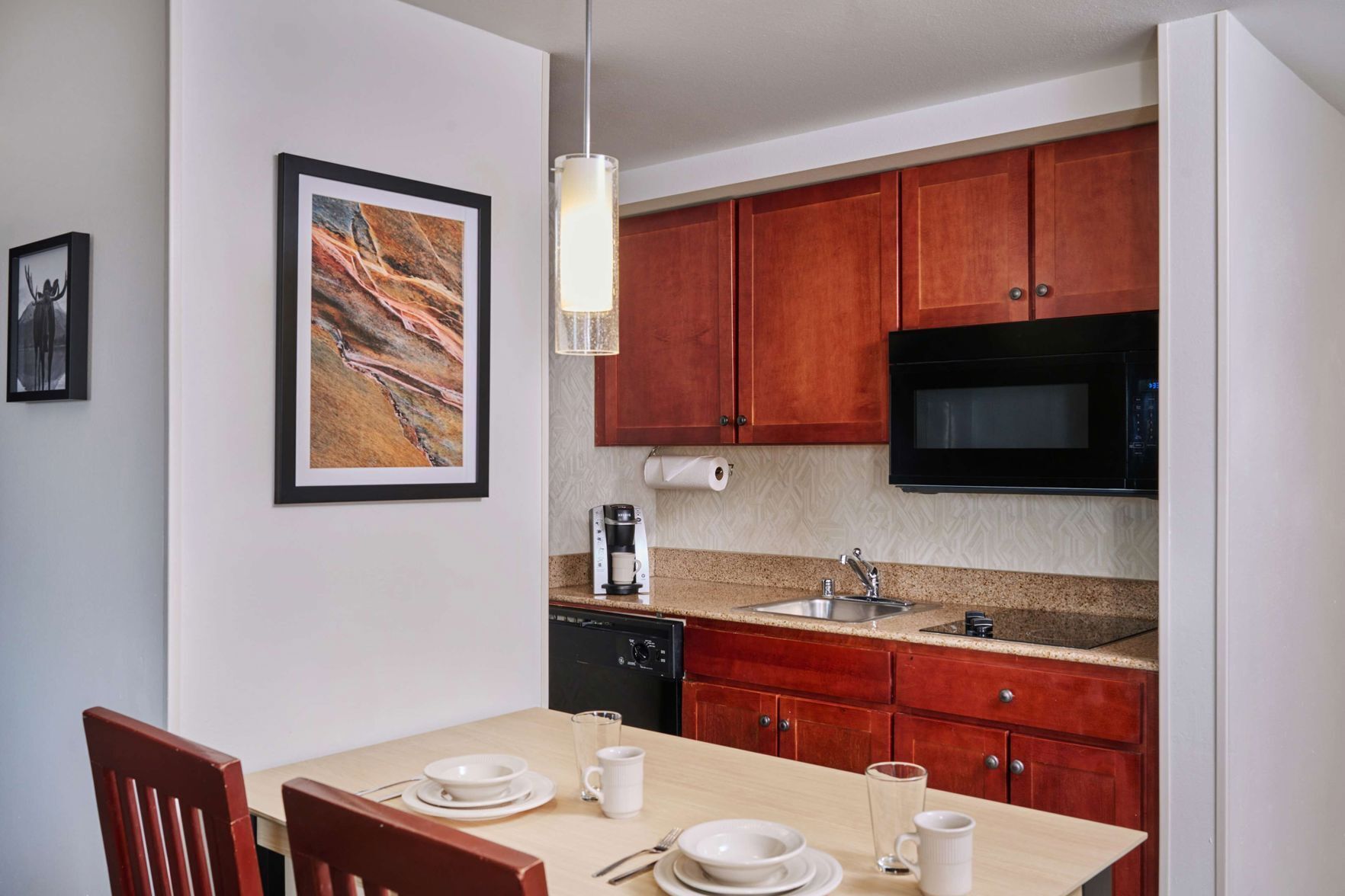 Private kitchen | Fridge, microwave, stovetop, dishwasher