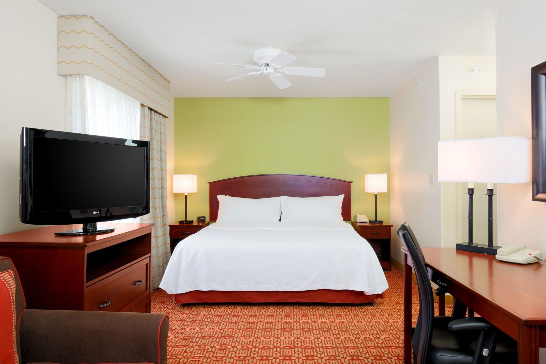 In-room safe, desk, iron/ironing board, free cribs/infant beds