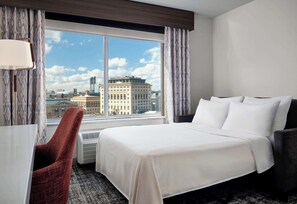 Room, 1 King Bed with Sofa bed | Premium bedding, desk, laptop workspace, blackout drapes