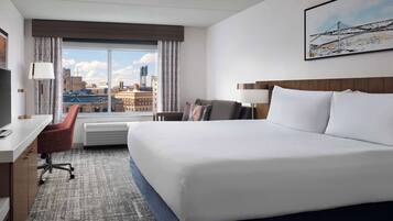 Room, 1 King Bed with Sofa bed | Premium bedding, desk, laptop workspace, blackout drapes