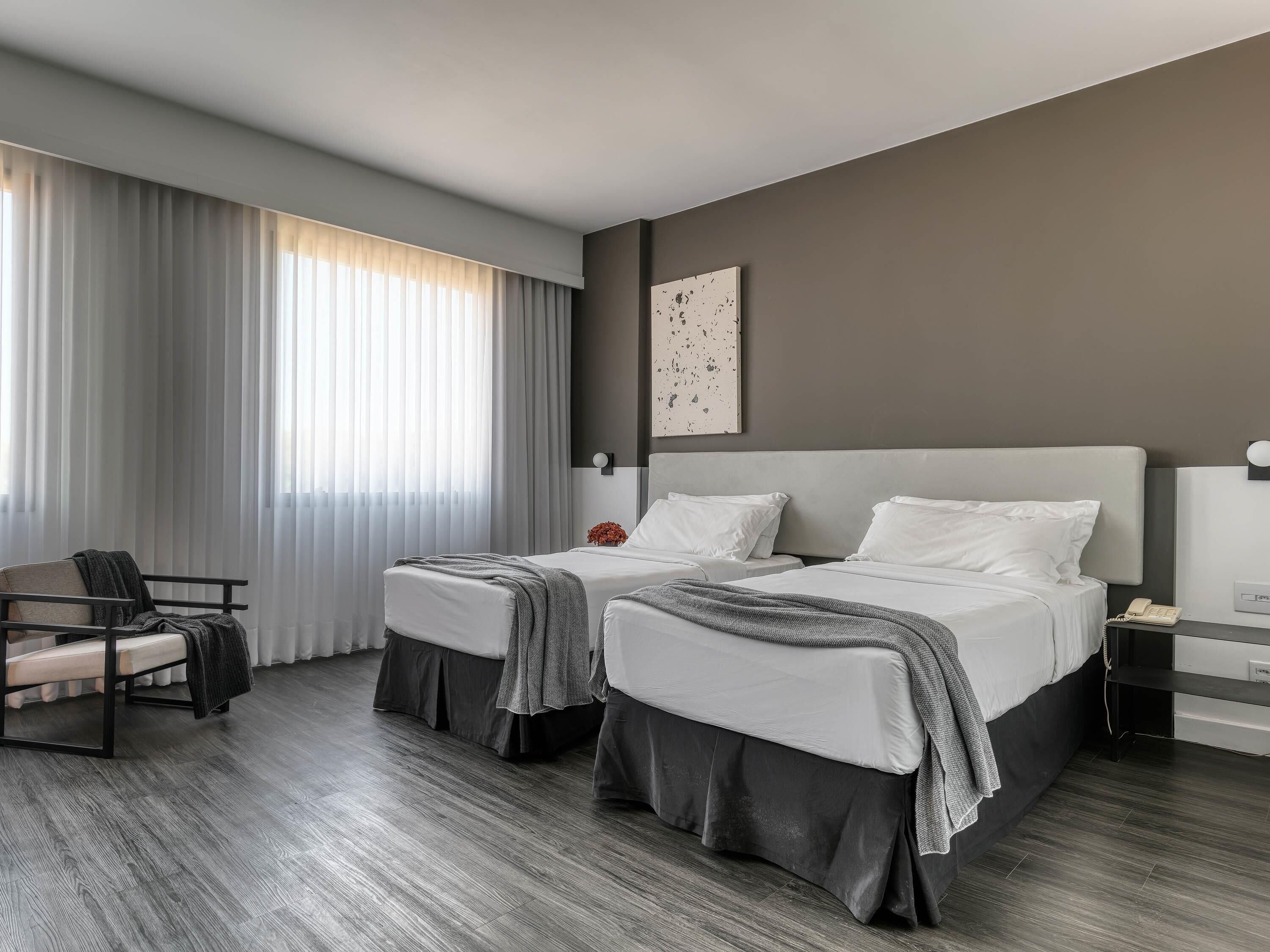 Premium bedding, minibar, in-room safe, soundproofing
