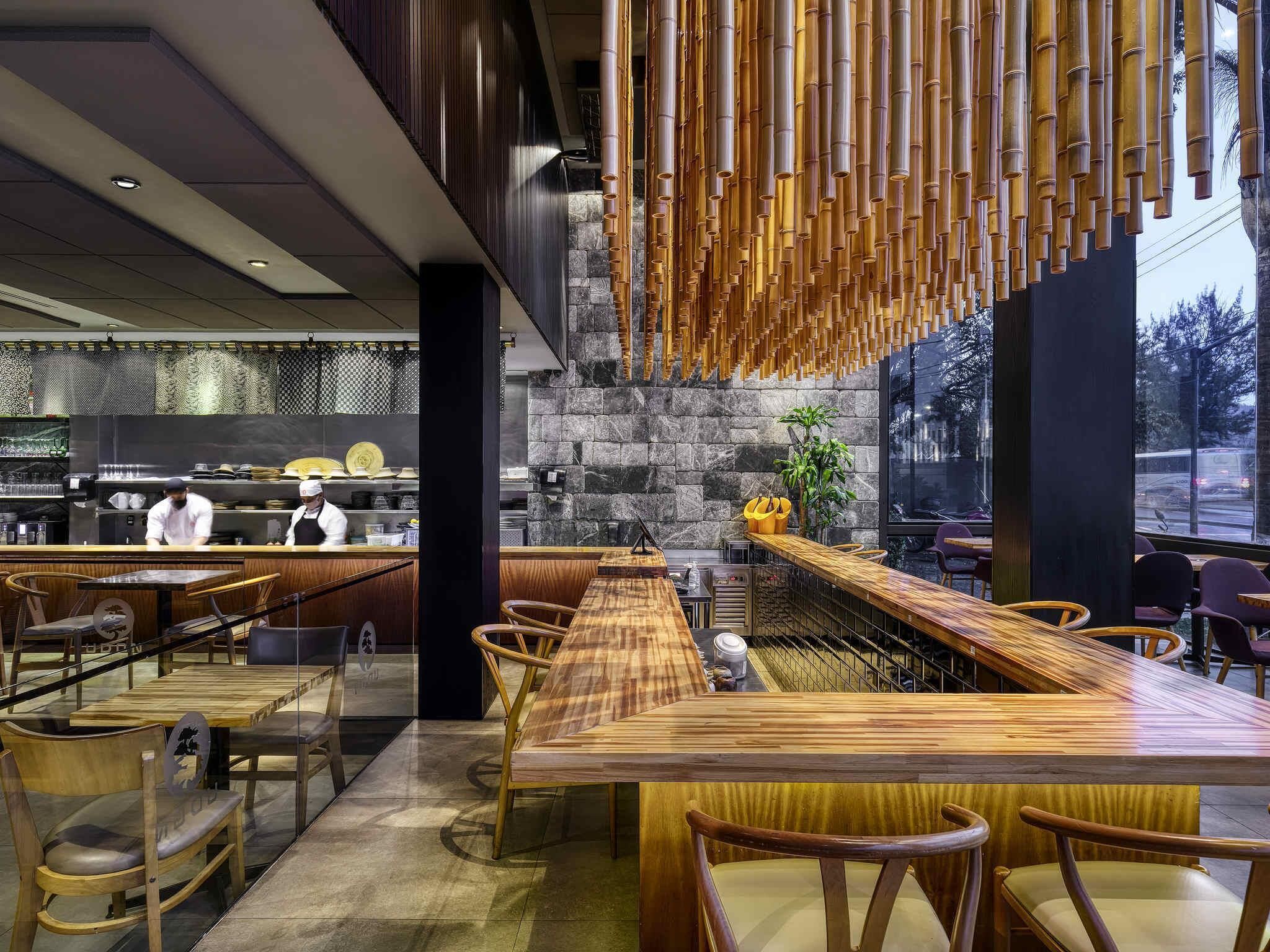 Breakfast, lunch and dinner served