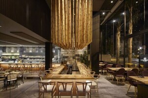 Breakfast, lunch and dinner served